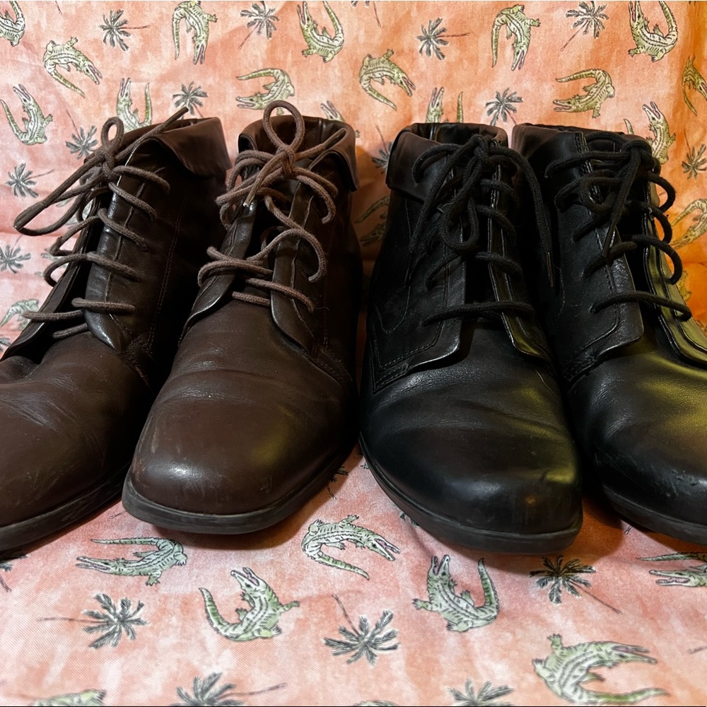 Double Trouble! Y2K Vintage Ankle Booties
